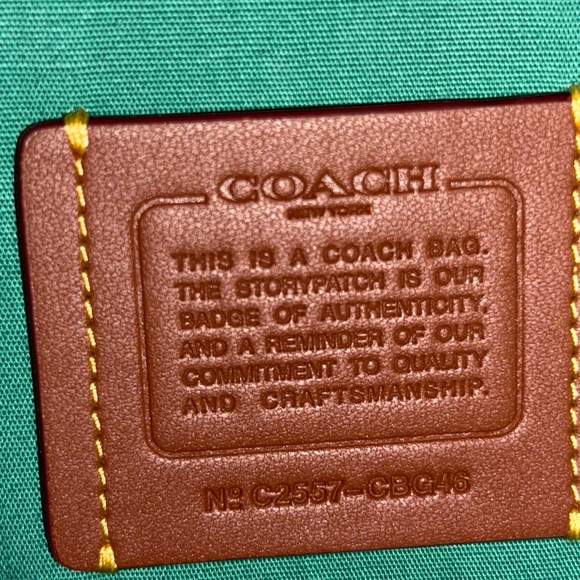 Coach Cargo Denim Tote 26 w/Coach Dusty - Picture 2 of 12